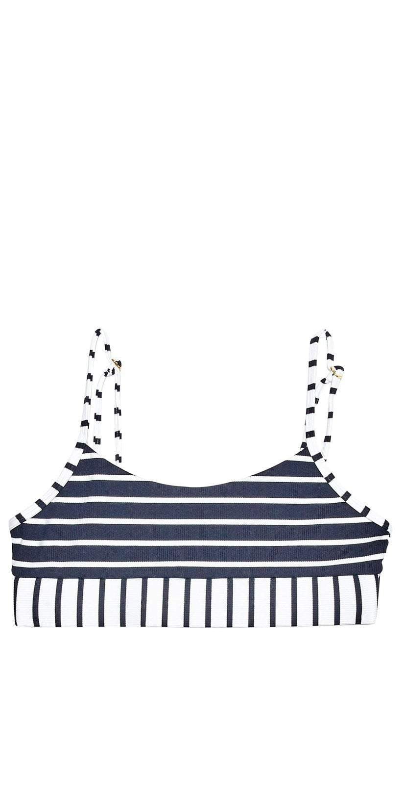  Beach Bunny Emerson Bralette Top In Blue