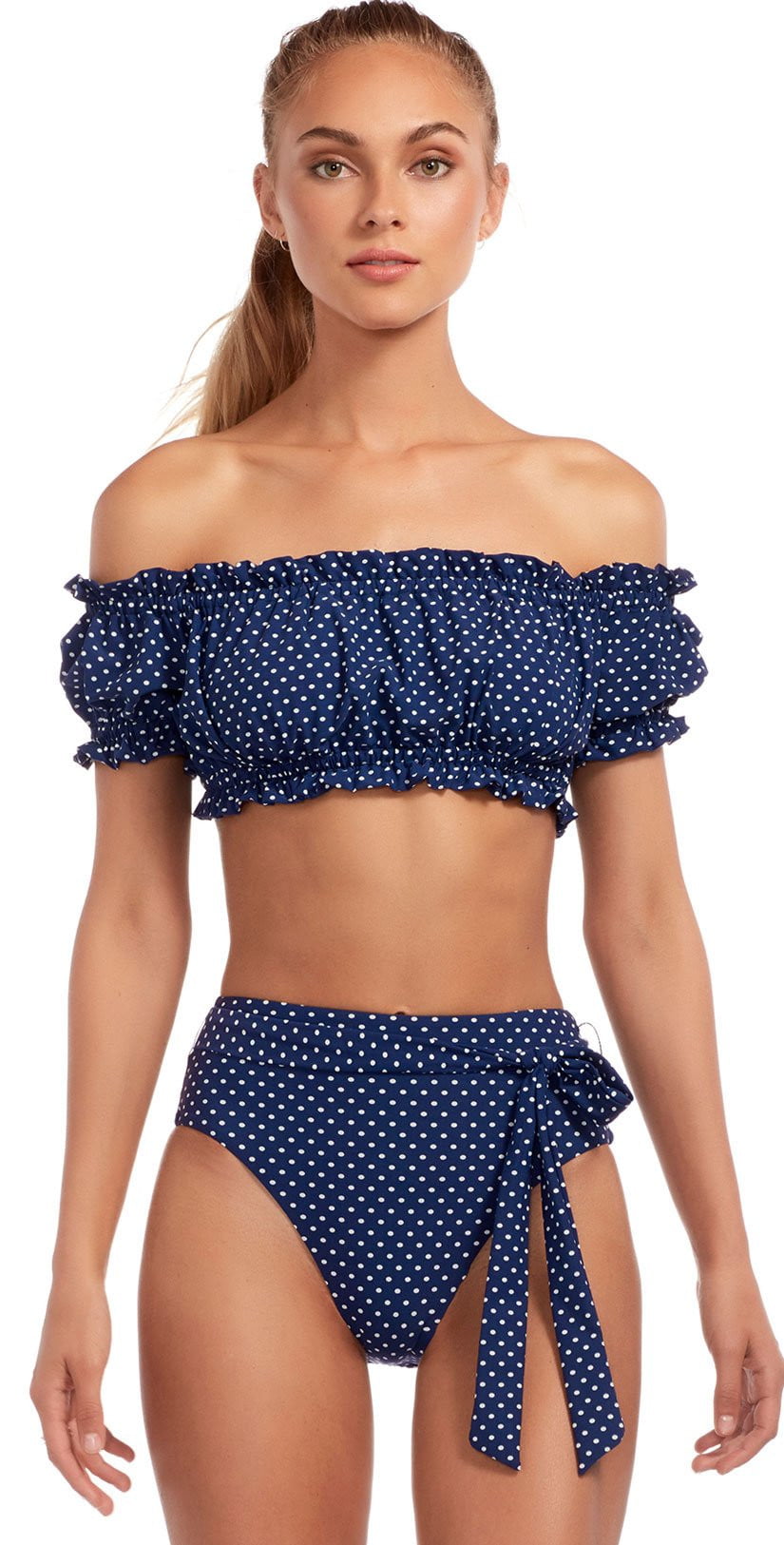  Vitamin A Lola Bikini Bottom In Rumba Dots