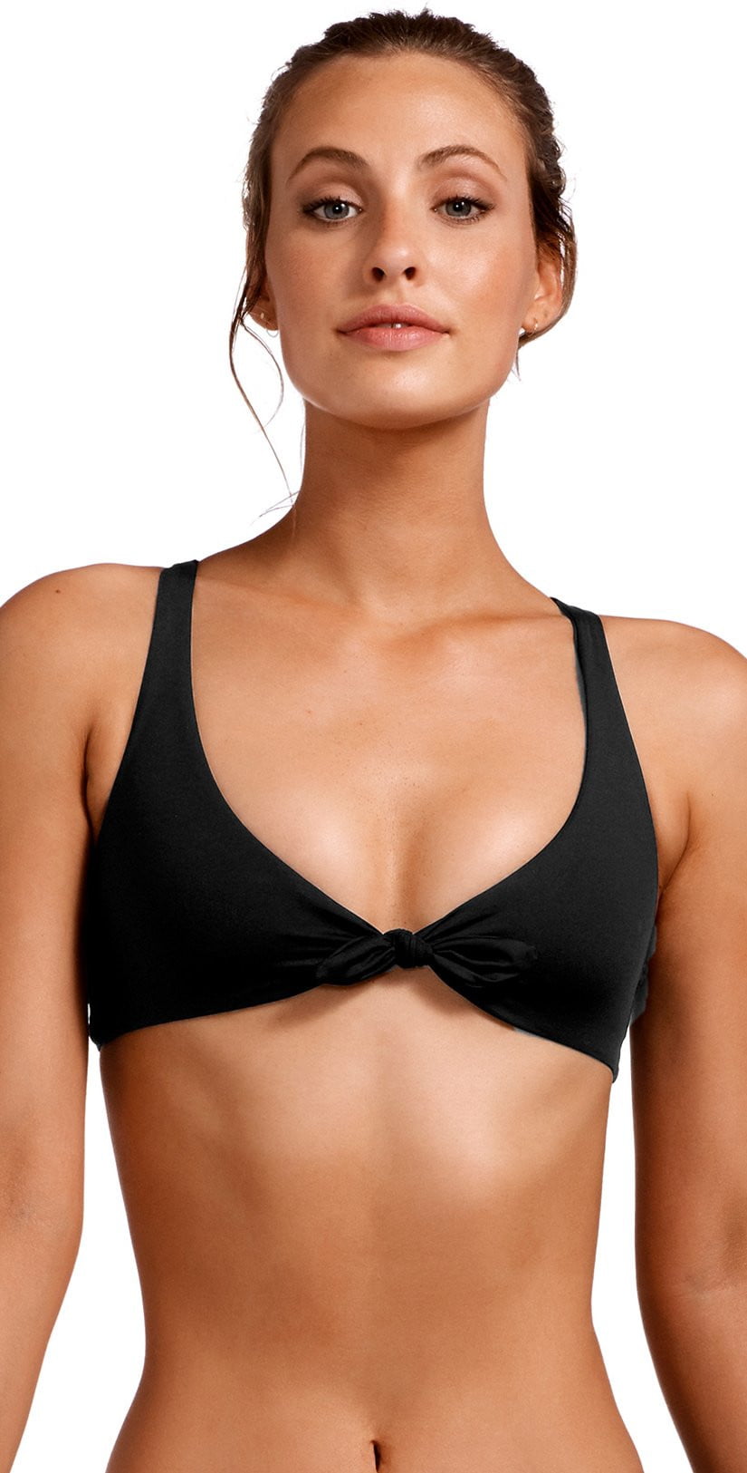  Vitamin A EcoLux Lou Bikini Top In Black