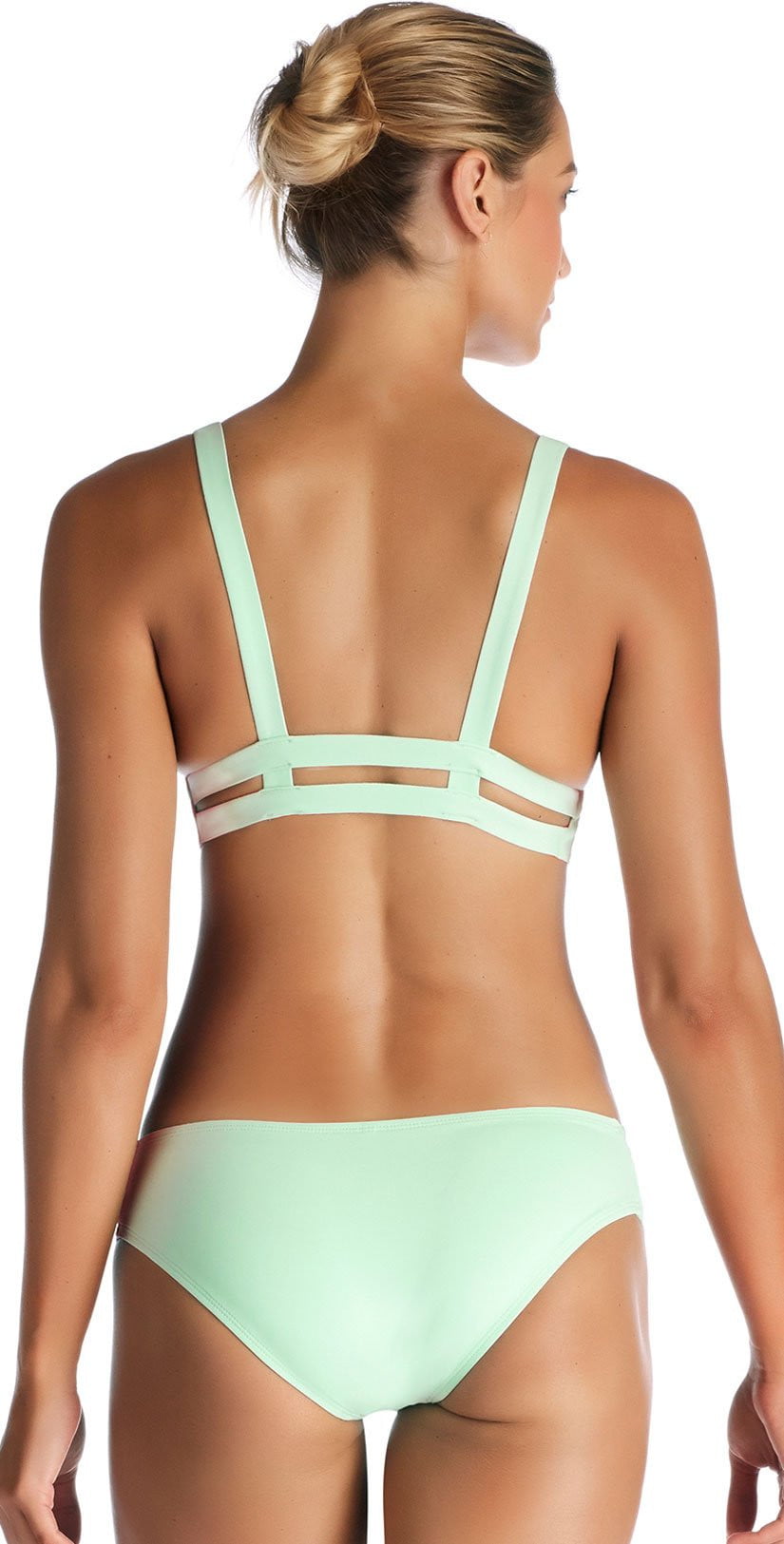  Vitamin A Emelia EcoLux Triple Strap Bikini Bottom In Glacier