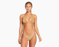  Vitamin A Gia Triangle Top- Golden Glow Metallic