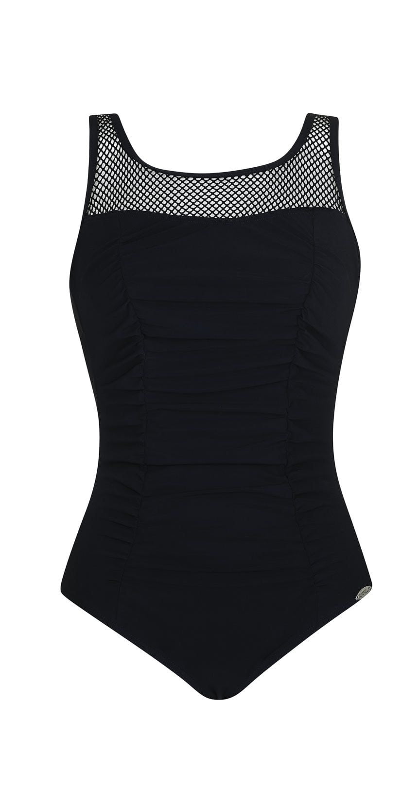  Sunflair Garden Dots Mastectomy One Piece Swimsuit In Black 22360