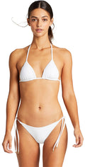  Vitamin A EcoLux Gia Reversible Triangle Top In White