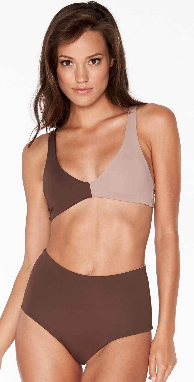  L Space Portia Bottom In Chocolate TSPOC18-CHO