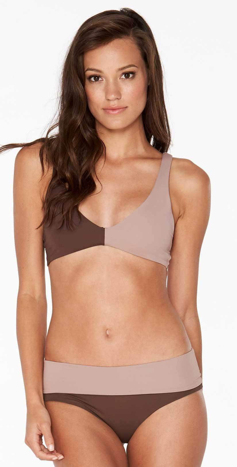  L Space Portia Bottom In Chocolate TSPOC18-CHO