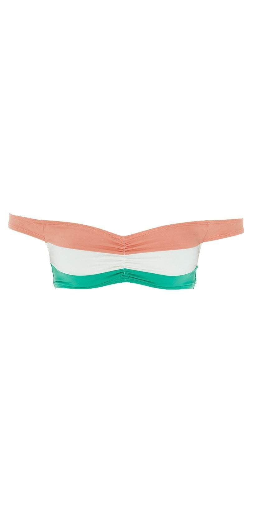  L Space Color Block Ziggy Top In Spearmint CBZGT18-SPR