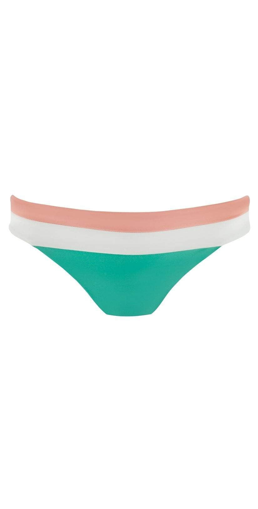  L Space Color Block Veronica Bitsy Bottom In Spearmint CBVBB18-SPR