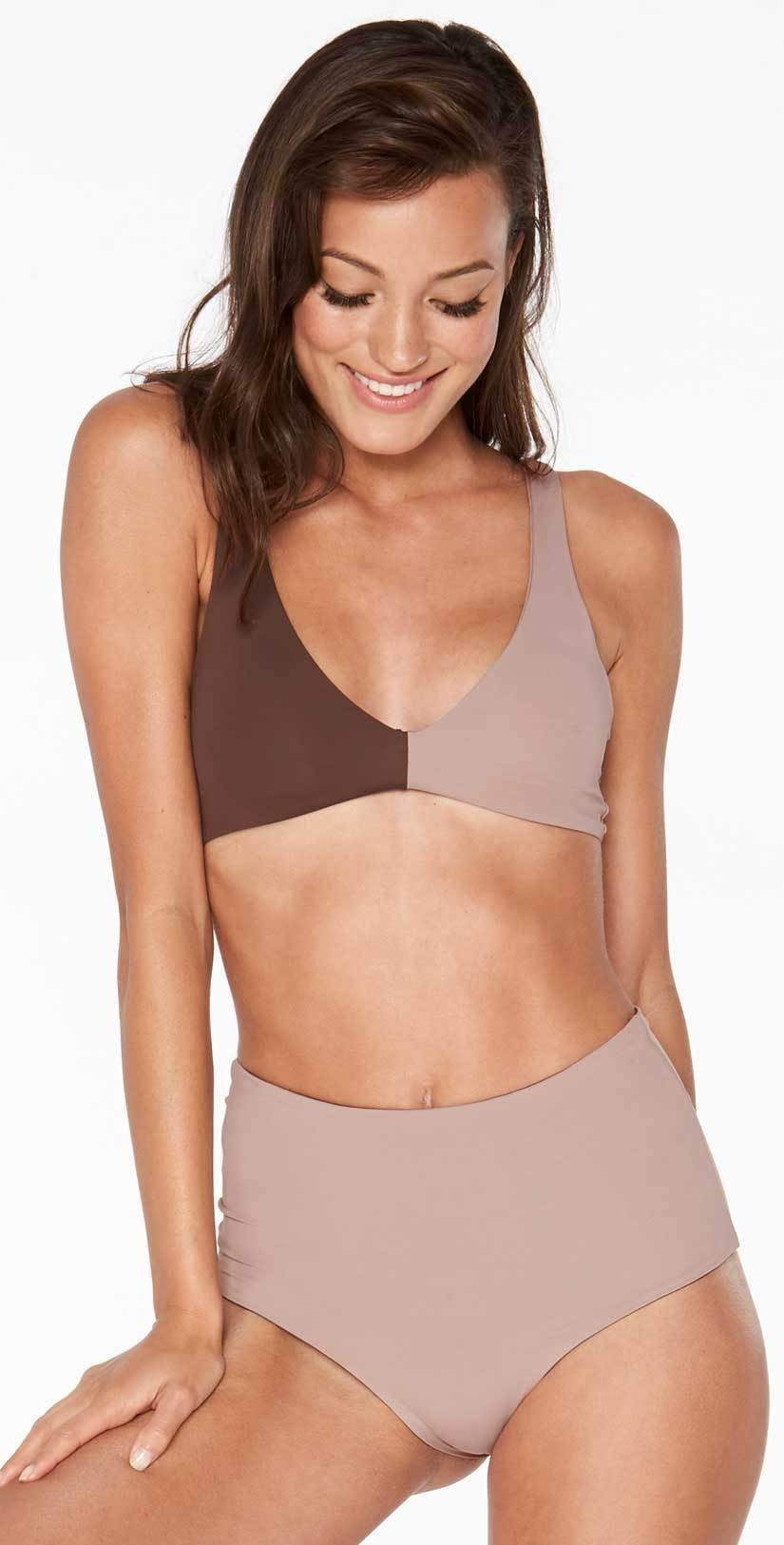  L Space Portia Bottom In Chocolate TSPOC18-CHO