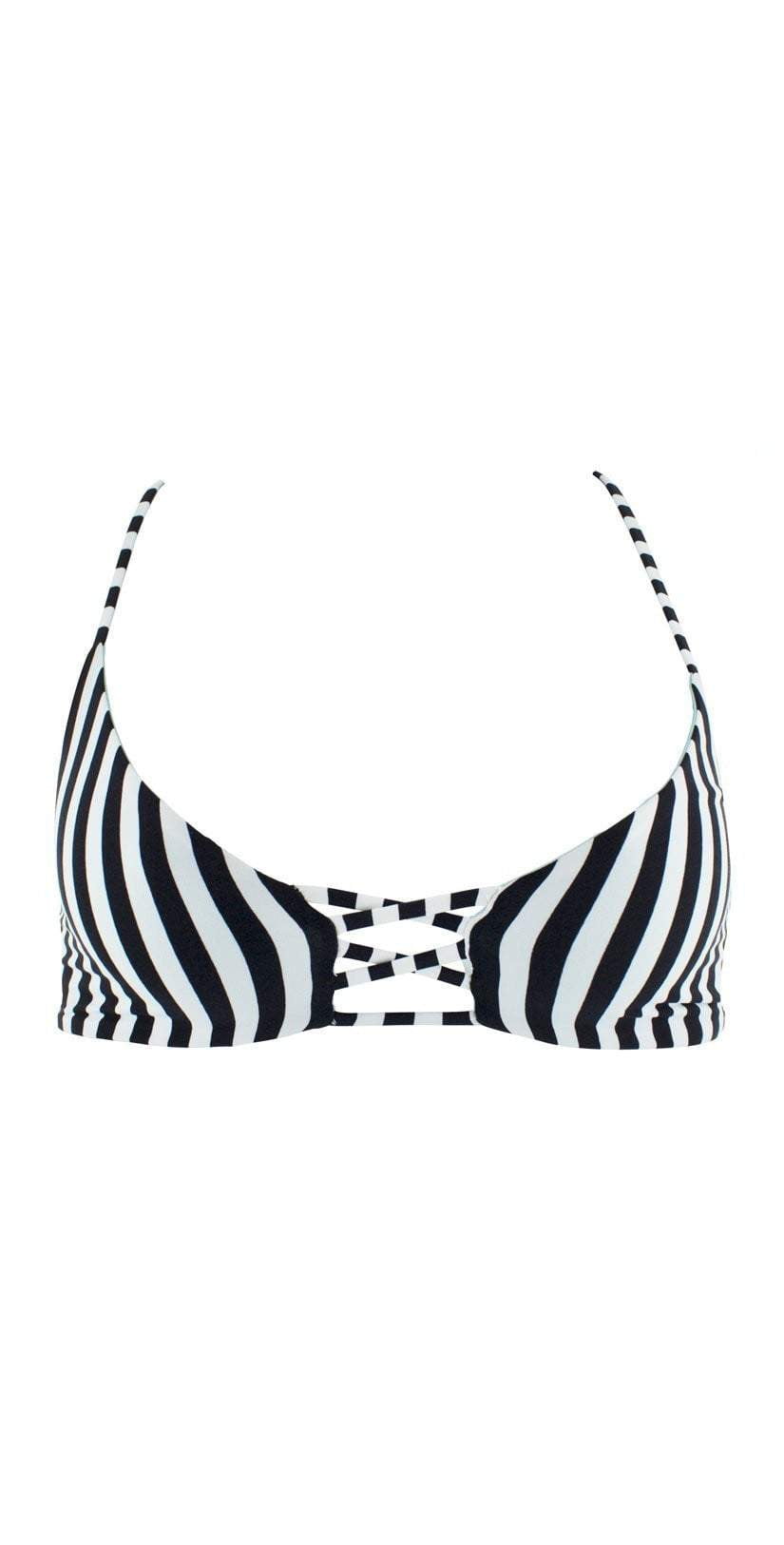  L Space Flynne Reversible Domino Stripe Top LSFLT18-DST