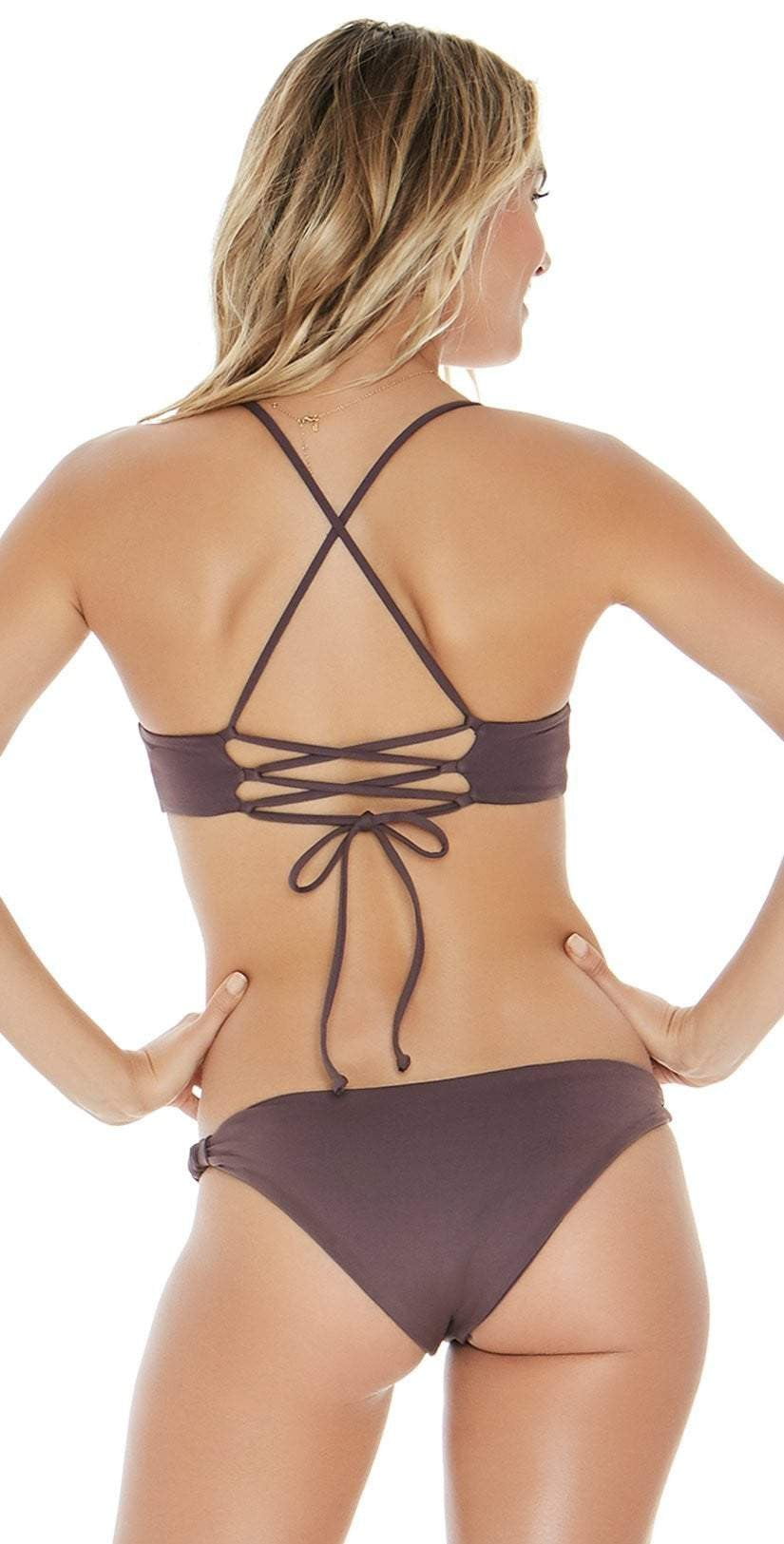 L Space Sundrop Bitsy Bikini Bottom In Pebble