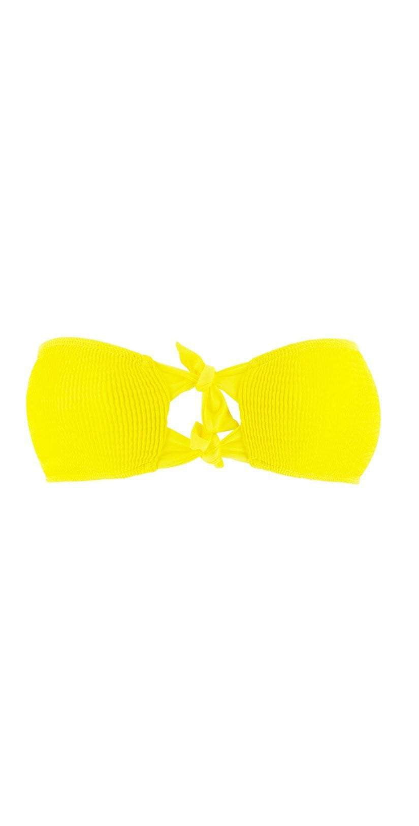  L Space Kristen Pucker Up Top In Yellow PKKST18-CAY
