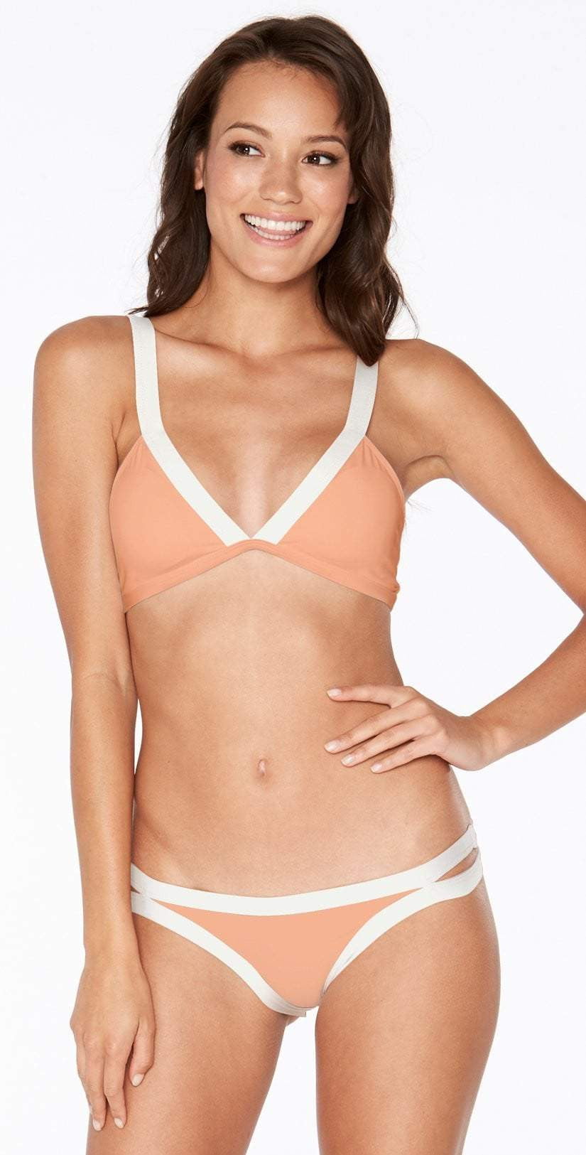  L Space Farrah Top In Tropical Peach CBFAT18-TRP