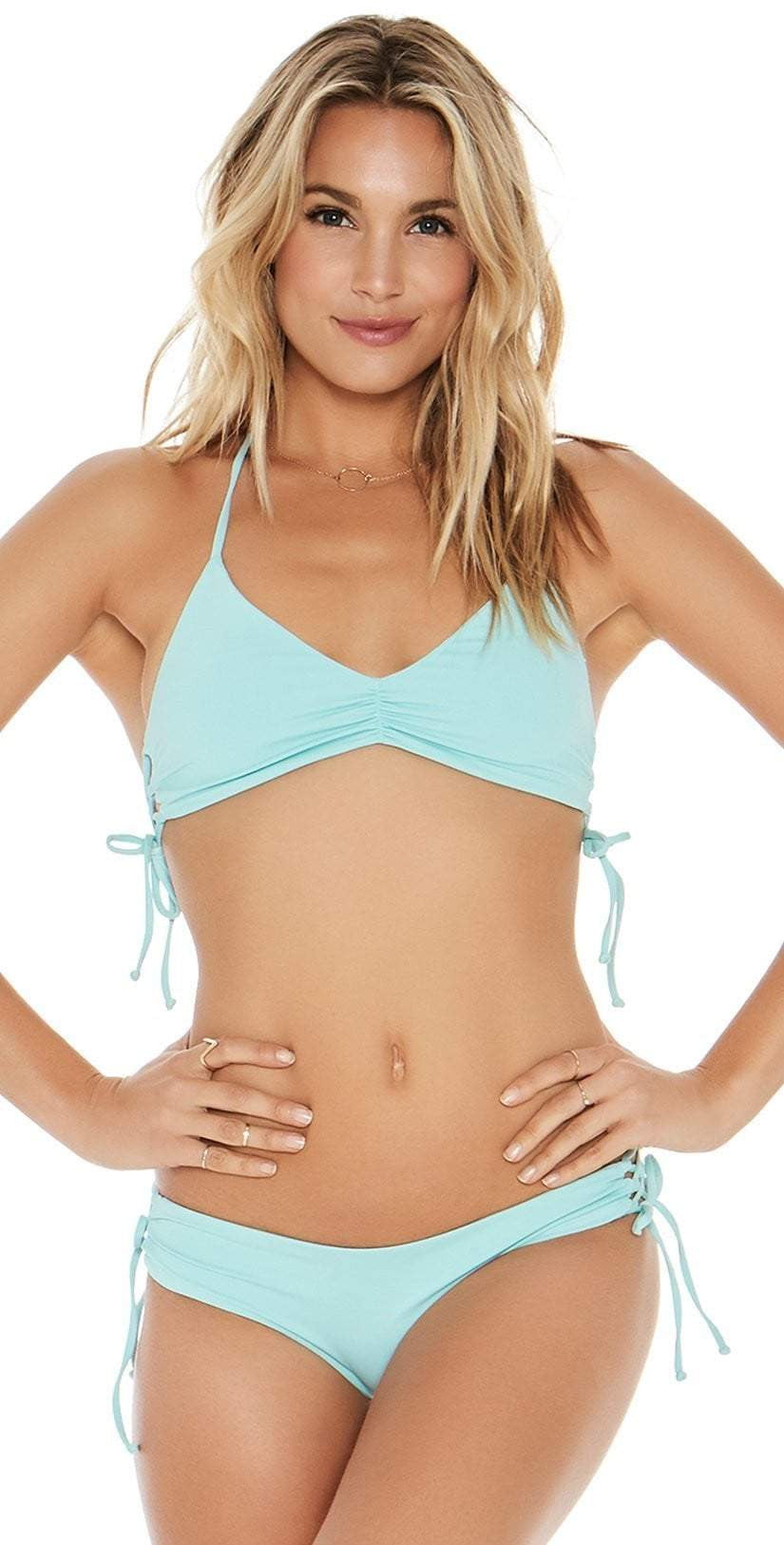  L Space Gwen Top In Light Turquoise LSGWT18-LIT