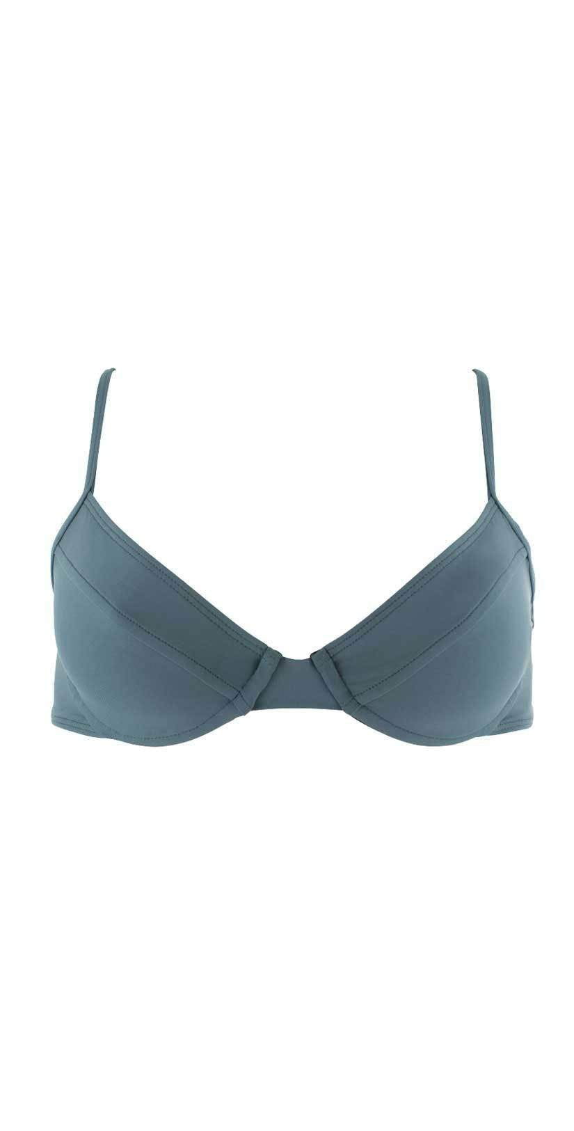  L Space Missy Bikini Top In Slated Glass
