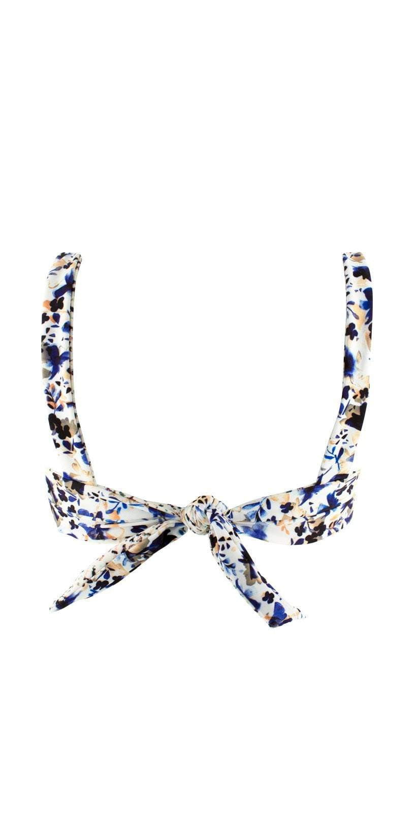  L Space Turlington Bikini Top In Techno Garden