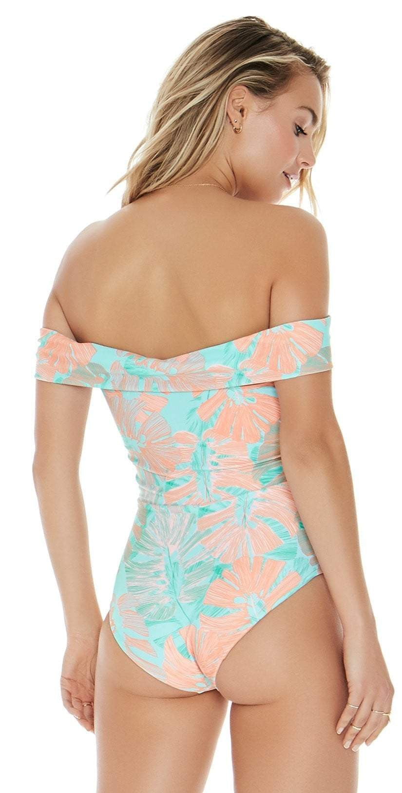  L Space Anja One Piece In Bungalow Palm MTAJMC18-BGP