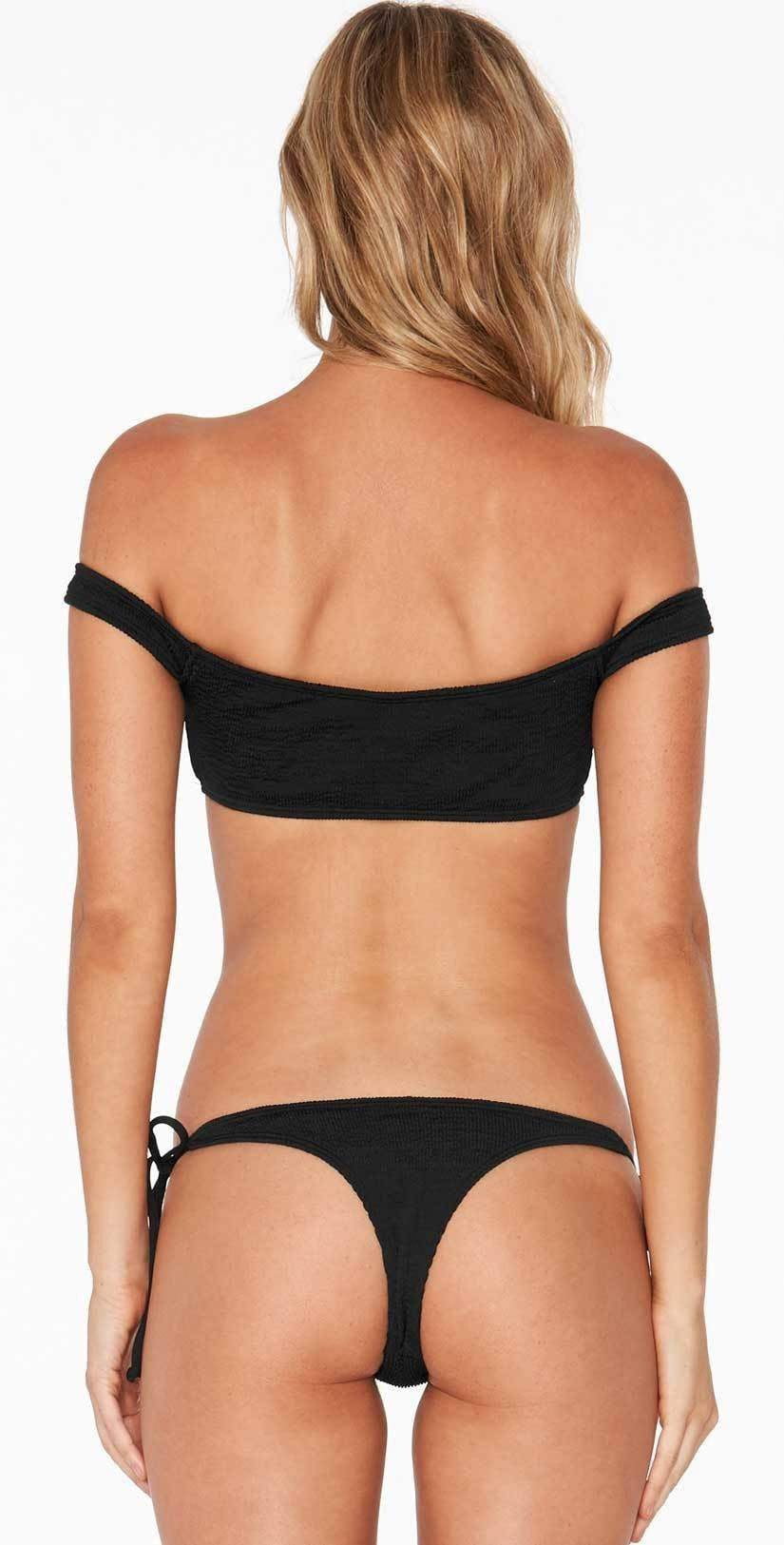  L Space Ziggy Pucker Up Top In Black PKZGT18-BLK
