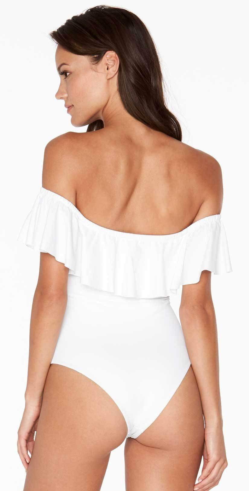  L Space Kimora One Piece In White MTKMM18-WHT
