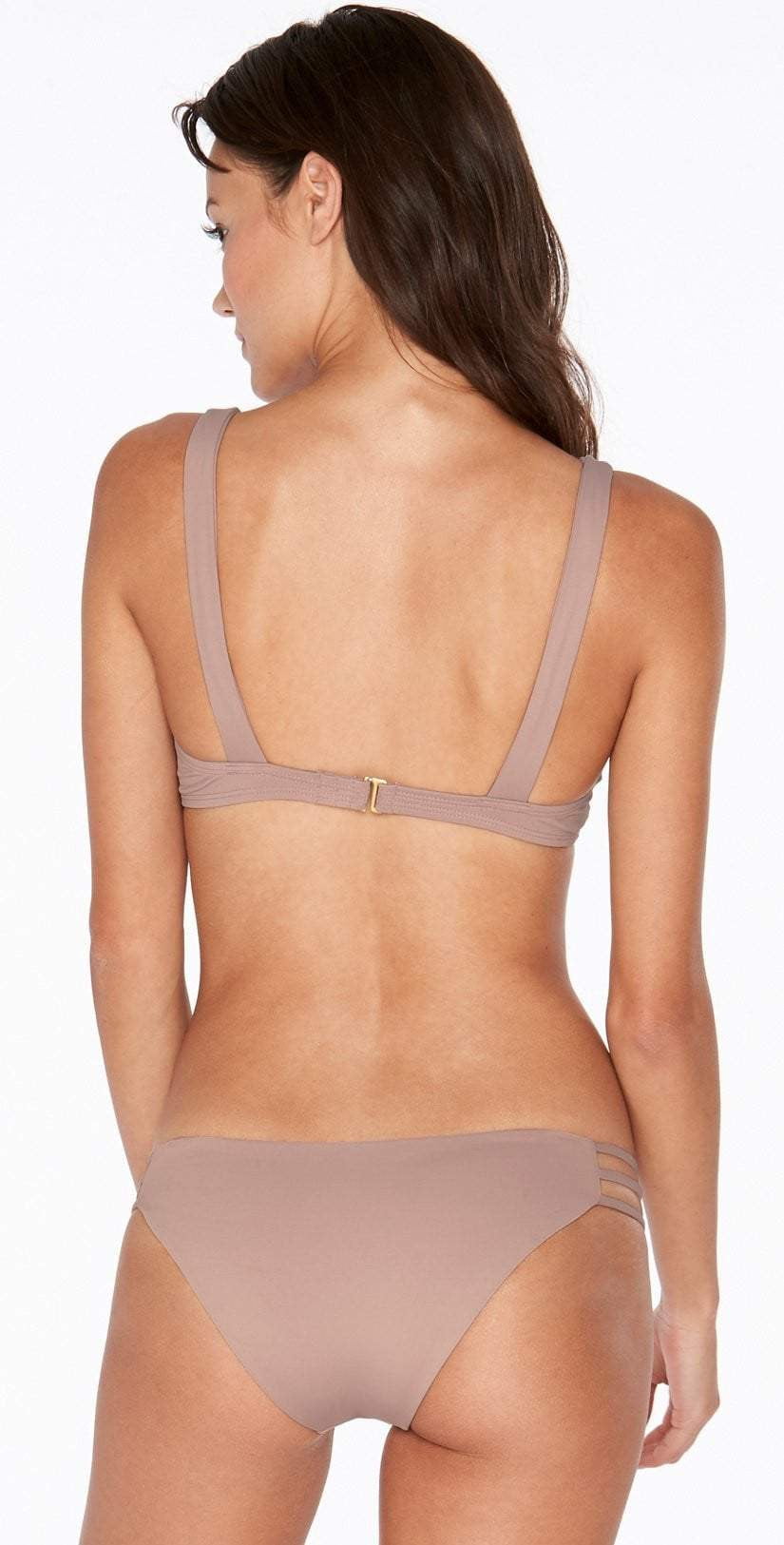  L Space Kennedy Classic Cut Bikini Bottom In Dusty Pearl