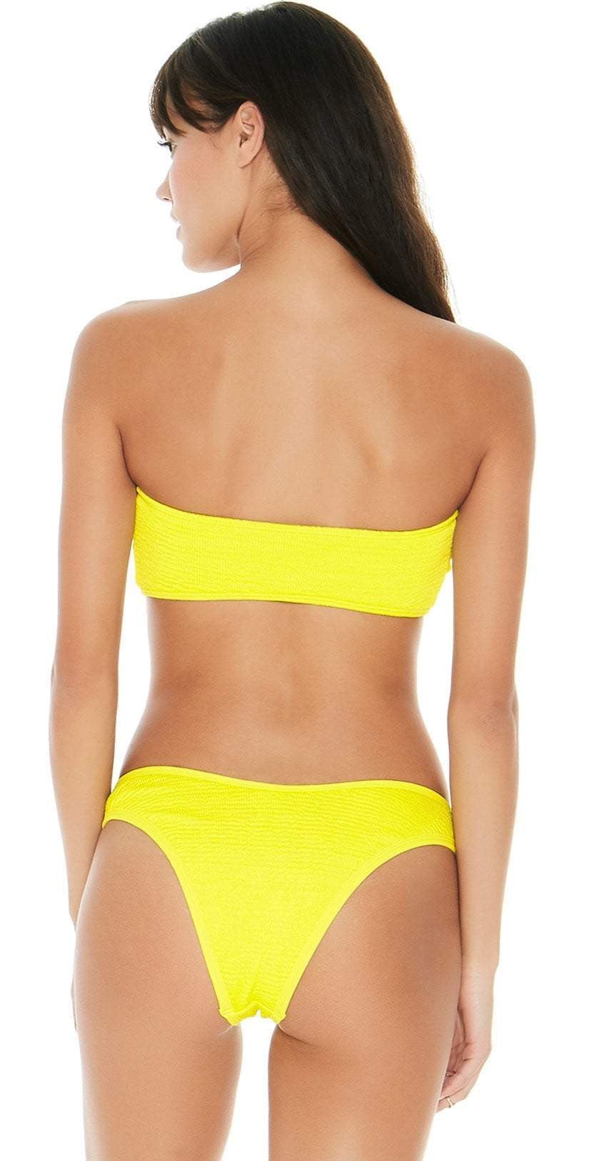  L Space Kristen Pucker Up Top In Yellow PKKST18-CAY