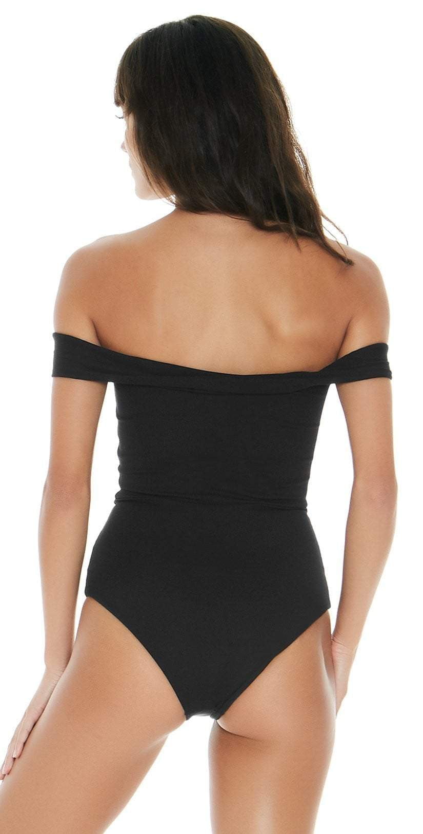  L Space Anja One Piece In Black RHAJMC18-BLK