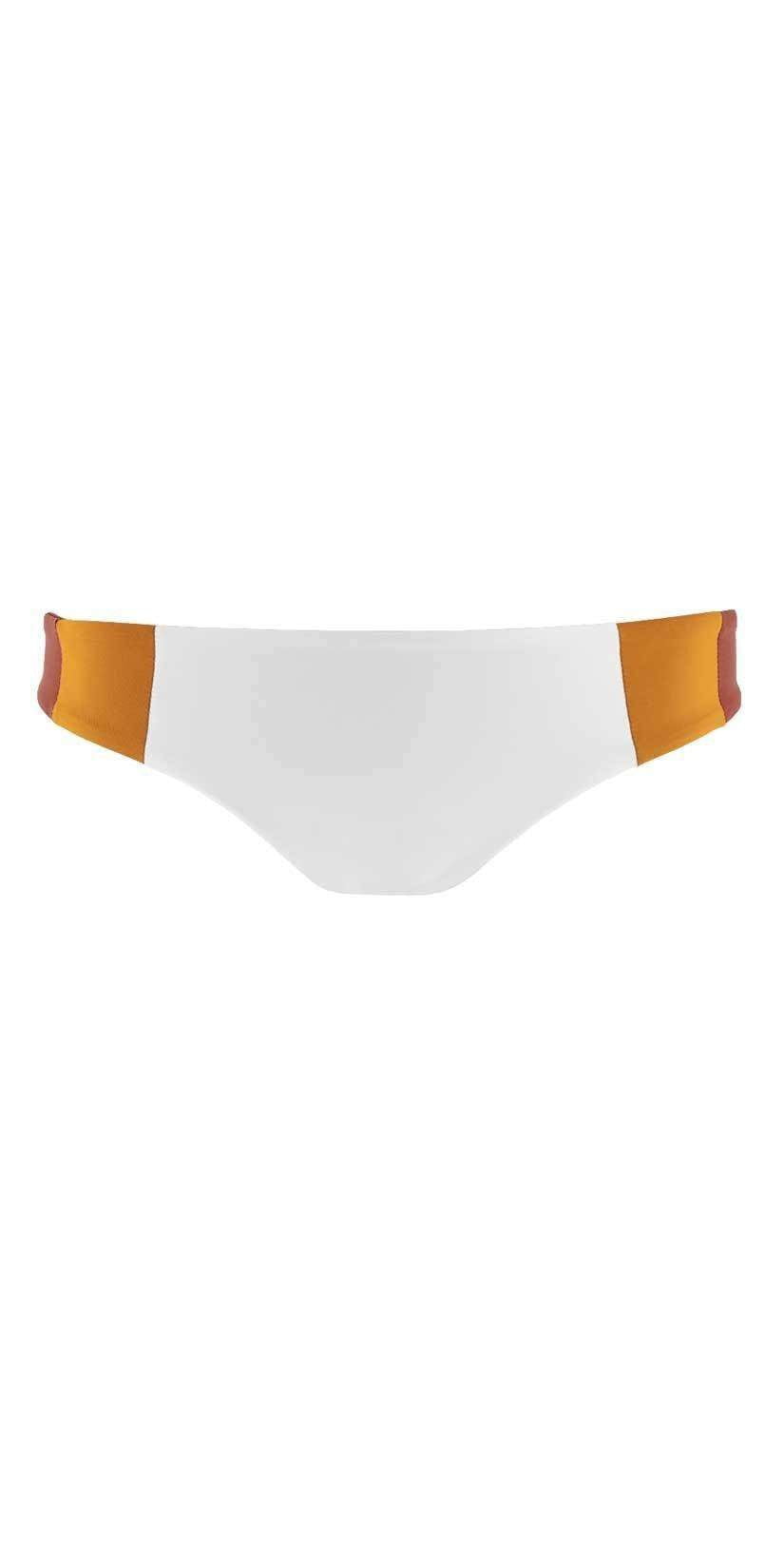  L Space Mia Color Block Bottom In White CBMAC18-WHT