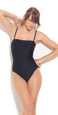  Mikado Square Neck One Piece In Bondi Blue