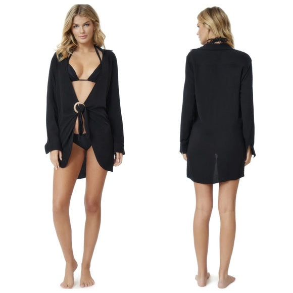  PQ Swim MIdnight MIllie Tie Cover Up