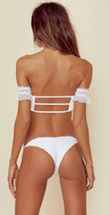  Blue Life Magnolia Skimpy Bikini Bottom In White 458-9262