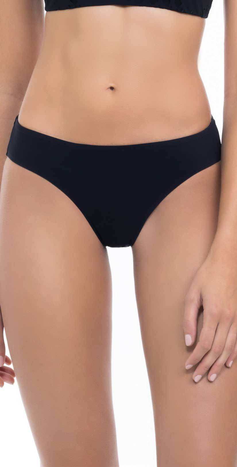  Profile By Gottex Tutti Frutti Classic Bikini Bottom In Black-1P90-001
