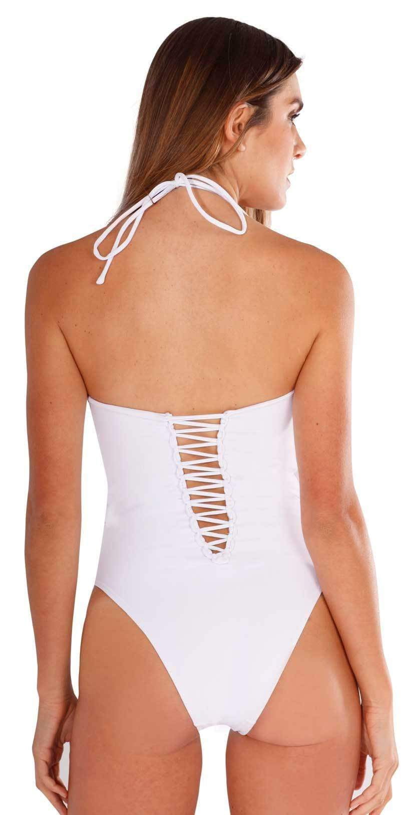  Peixoto Paloma One Piece Swimsuit In White 31805L-S18