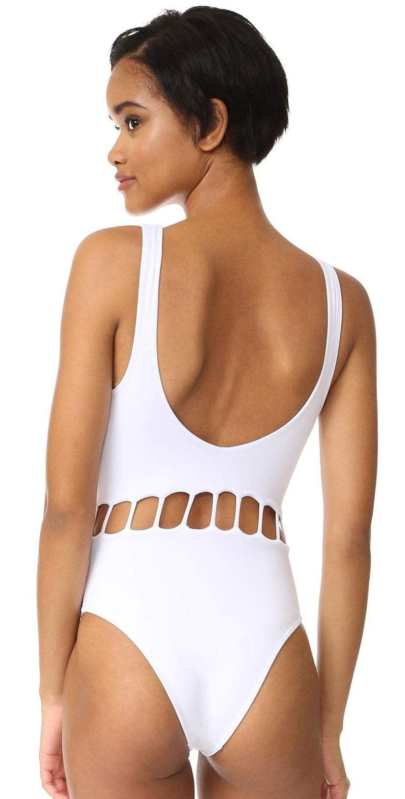  Peixoto The Jade One Piece Swimsuit In White 31702L-S18-WHT