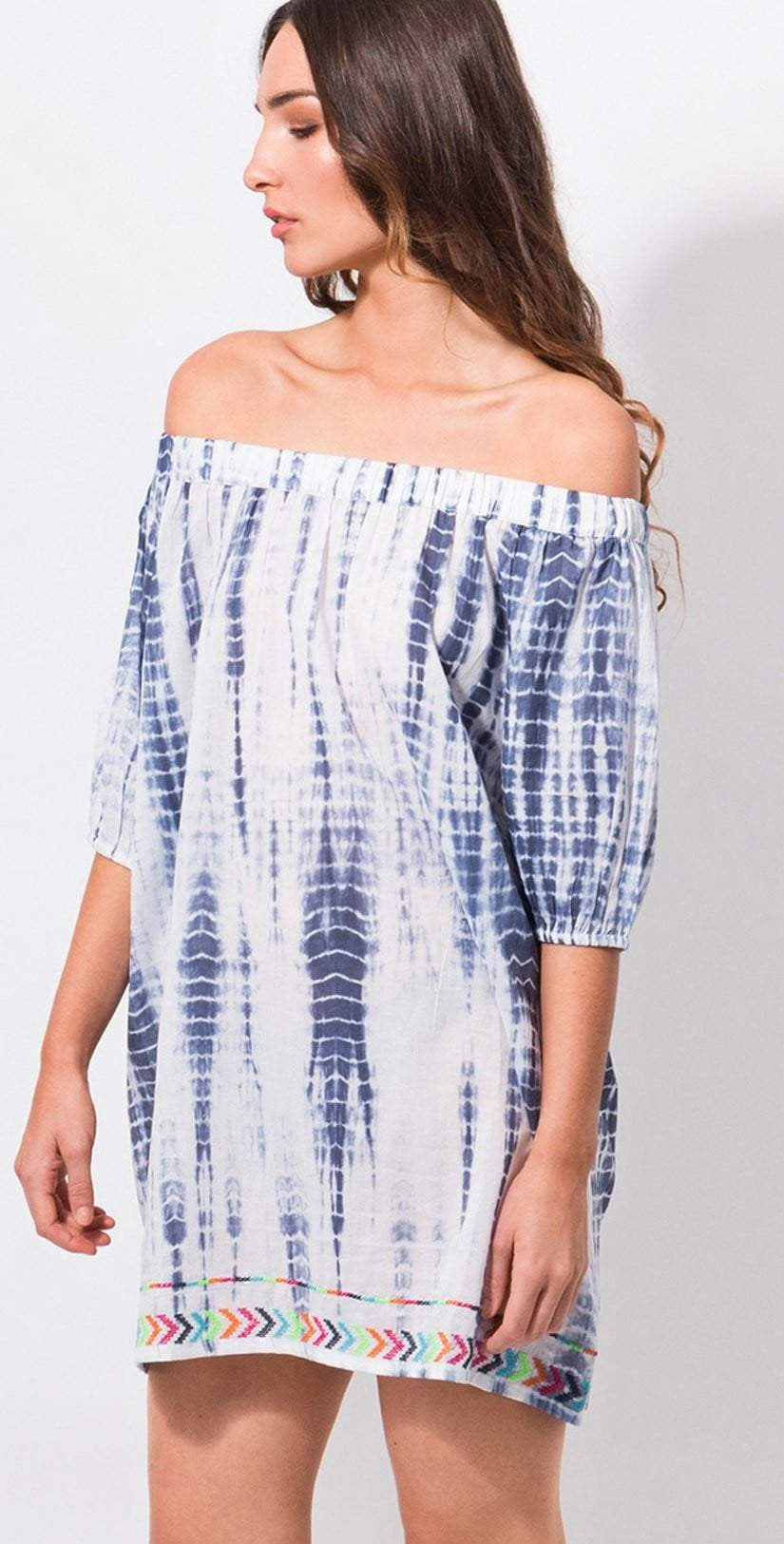  Pia Rossini Delray Bardot Beach Dress