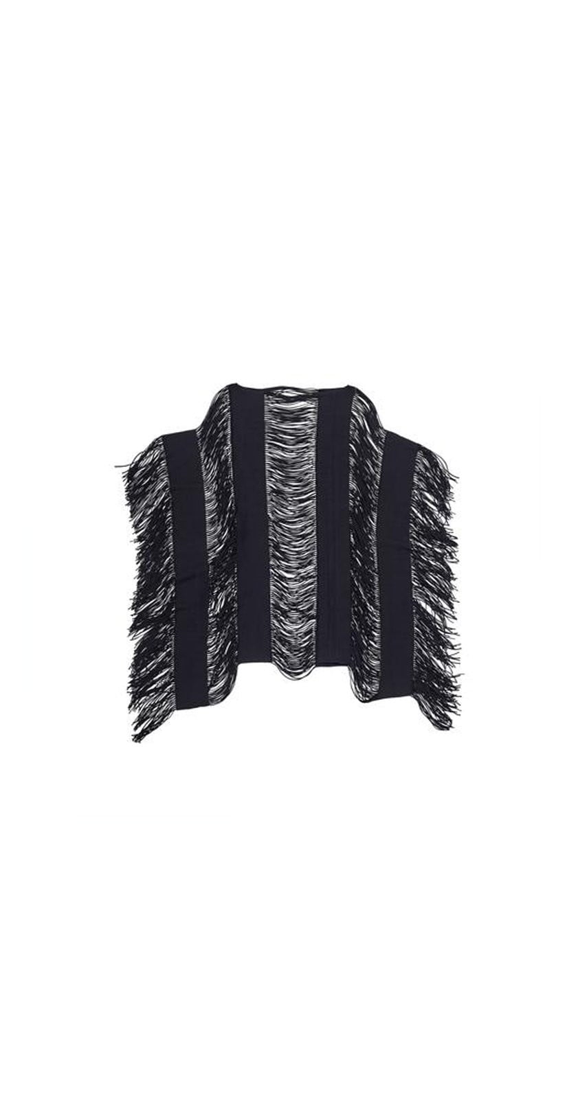  PilyQ Black Gold Monique Cover Up In Black