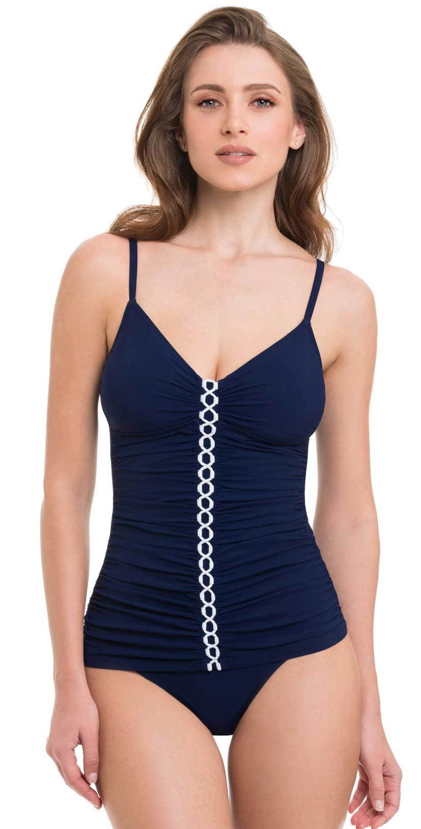  Profile By Gottex Harbor Island Tankini Top E832-1B11-410