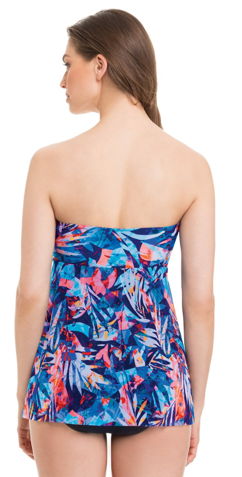  Profile By Gottex Tahiti Bandeau Flyaway One Piece Swimsuit