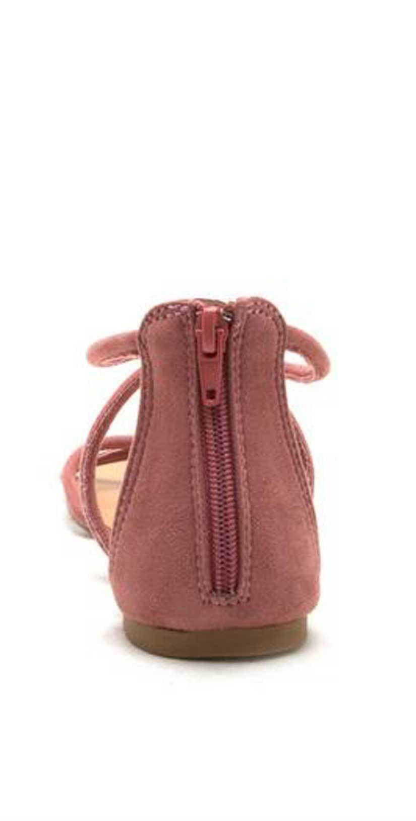  Qupid Shoes Archer Banded Sandal ARCHER-391 MAUVE