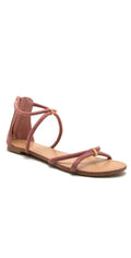  Qupid Shoes Archer Banded Sandal ARCHER-391 MAUVE