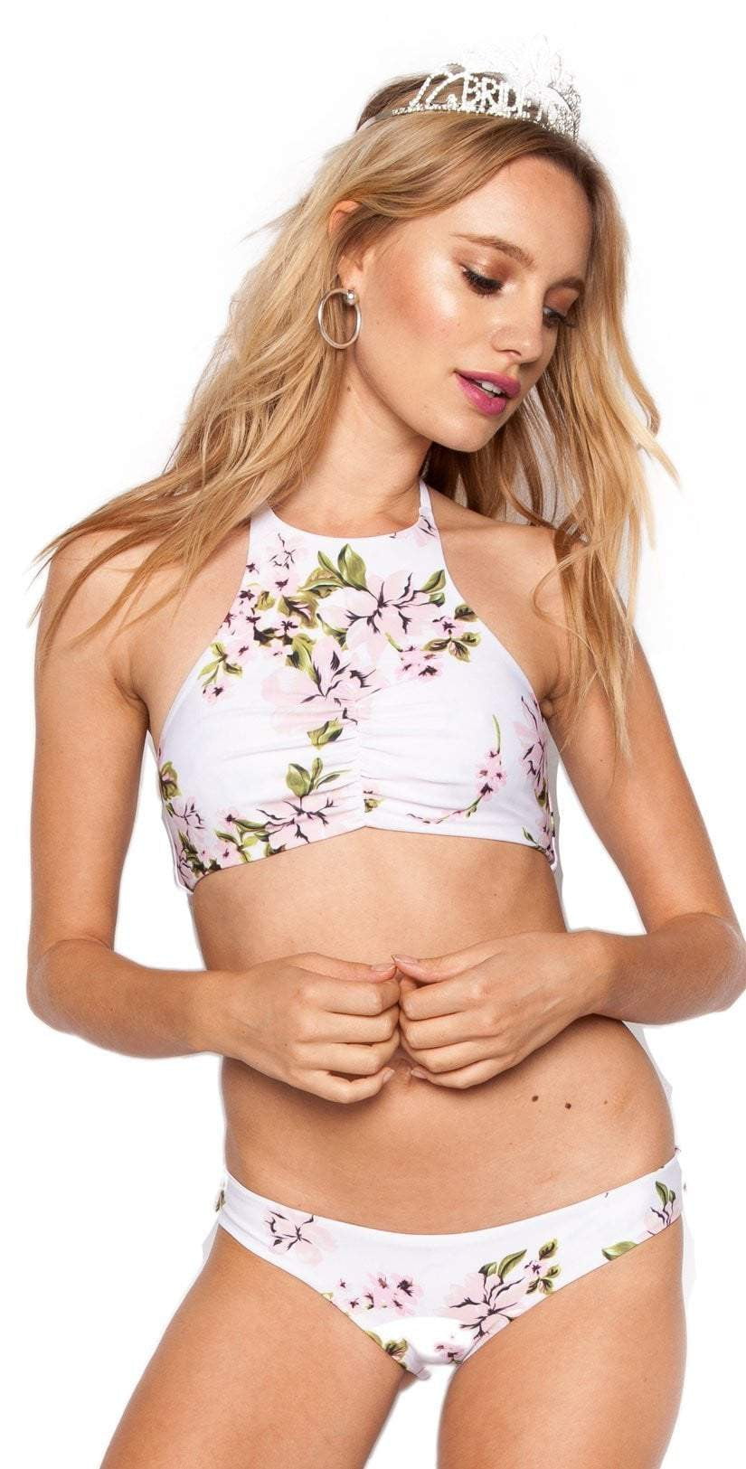  Beach Riot Greece High Neck Bikini Top
