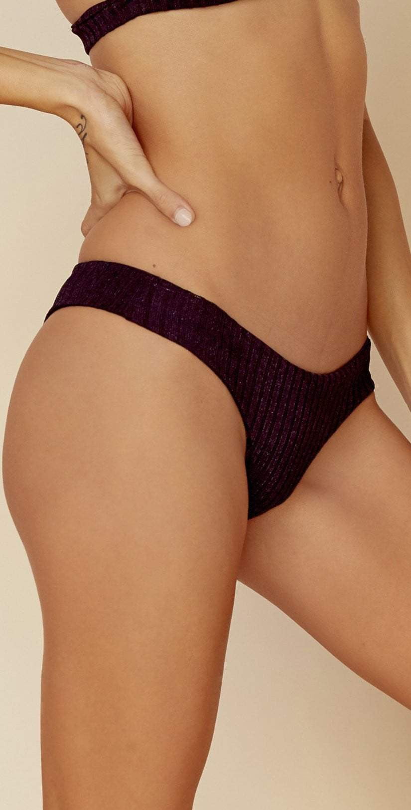  Blue Life Island Fever Brazilian Bottom In Black 444-9020-BLK