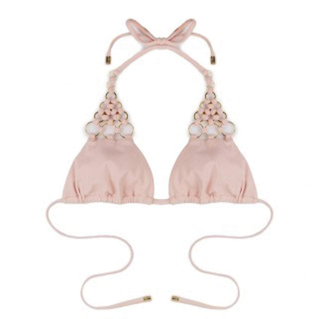  Beach Bunny Ireland Ring Triangle Top In Blush