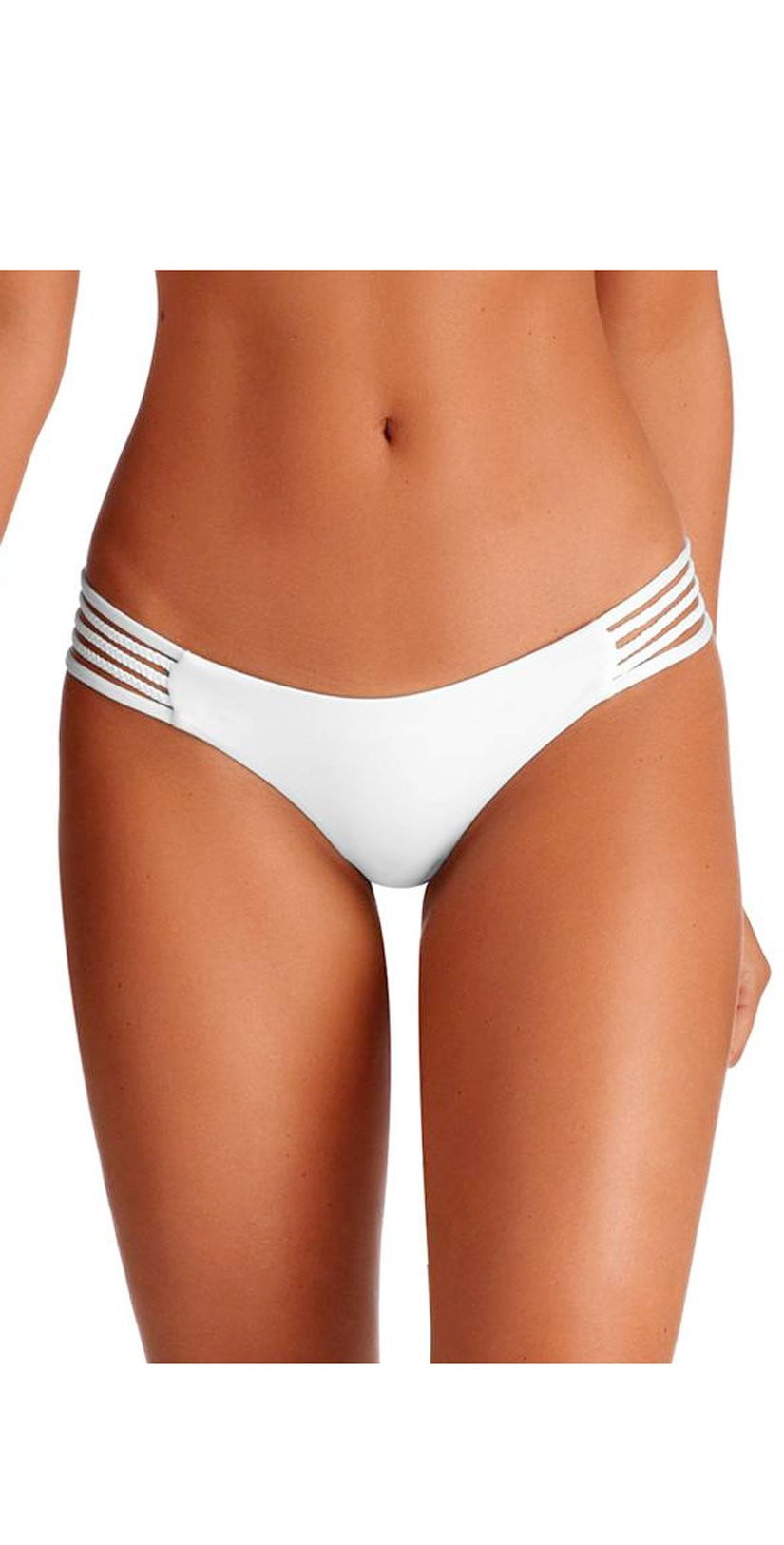  Vitamin A Jaydah EcoLux Bikini Bottom In White