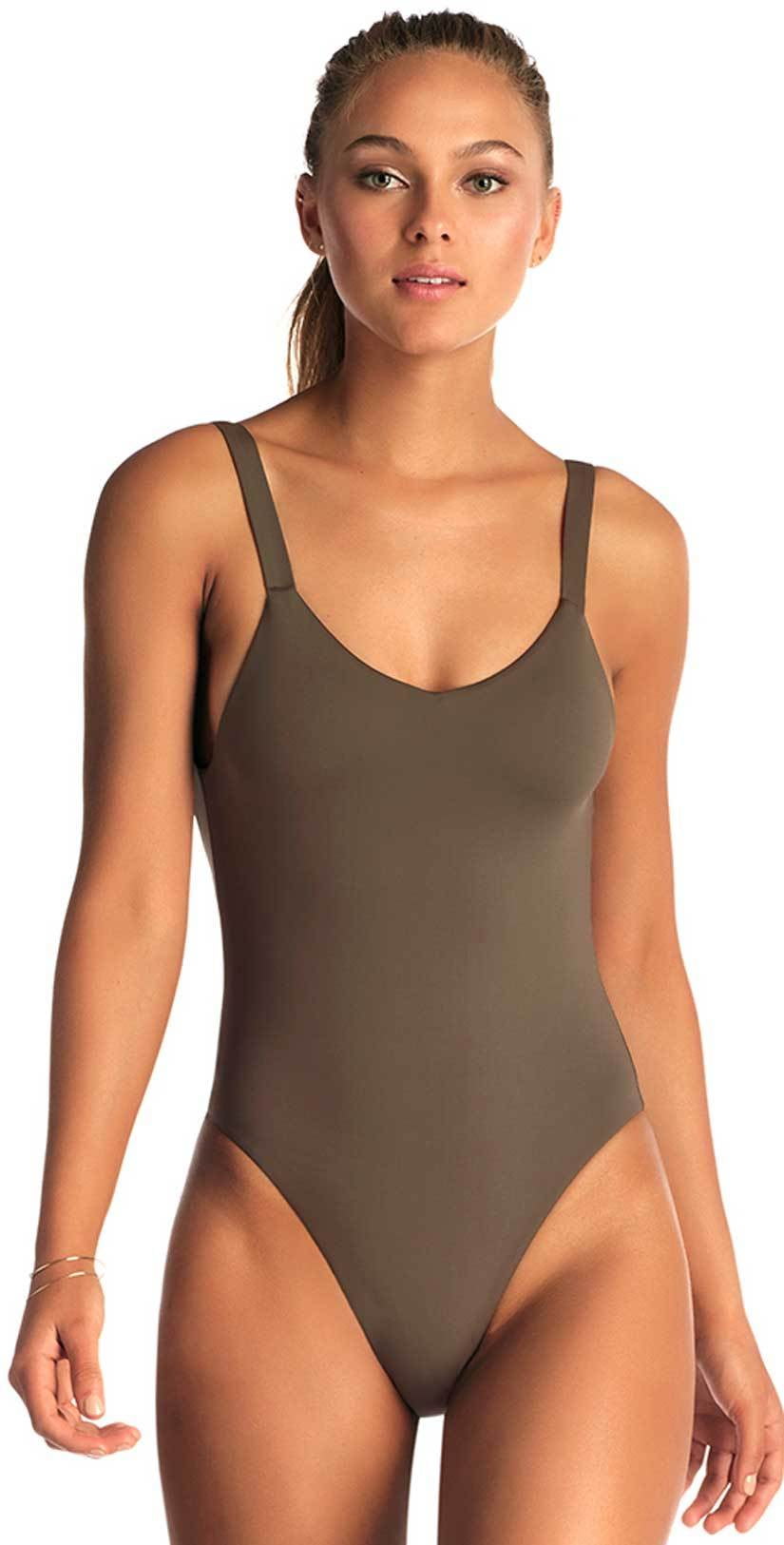  Vitamin A Leah One Piece Bodysuit In Wildwood 76M WIL
