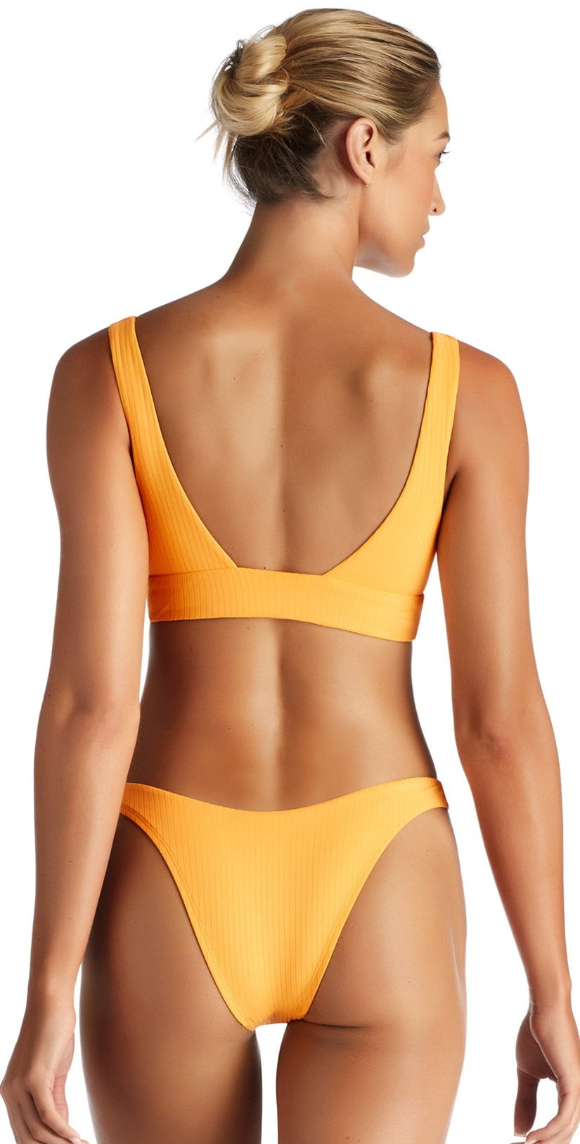 Vitamin A Sienna EcoRib Bikini Tank Top In Sunflower 809T SRB