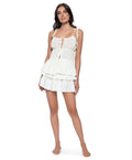  PQ Swim Water Lily Stacey Tiered Top